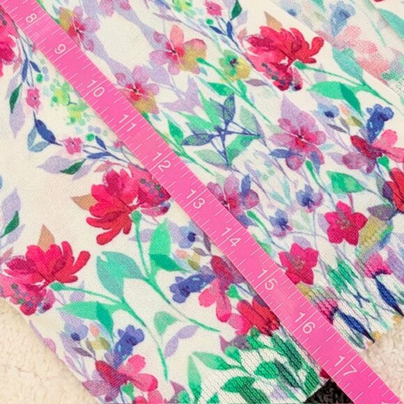 NWT $80 Talbots Womens XS Floral Print Dressy Shrug Bolero Crop Sweater Jacket - Picture 11 of 11